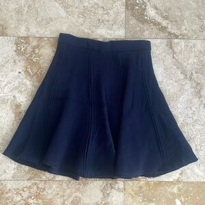 ZARA - High waisted navy blue skirt